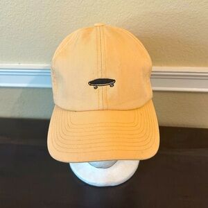 Vans Accessories - Orange skateboard adjustable baseball cap